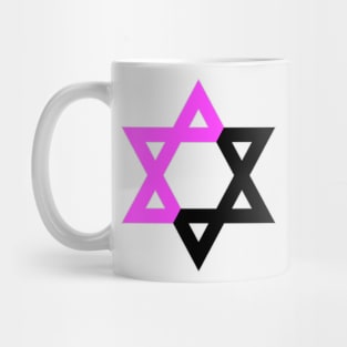 Queer Anarchist Magen David Mug